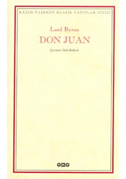 Don Juan (Ciltli)