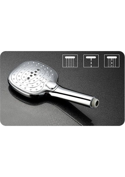 Limon Renkli 3fonksiyonlu Duş Başlığı, Gri Yüzey, Kolay Kullanım fırsatları