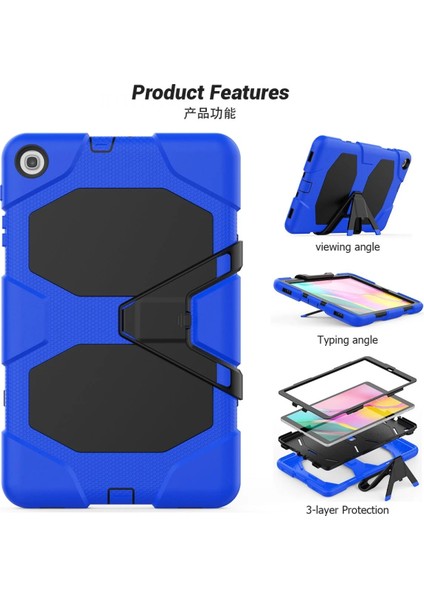 Zengezur Newface Samsung Galaxy T510 Tab A 10.1 Kılıf Griffin Tablet Kapak - Mavi modelleri
