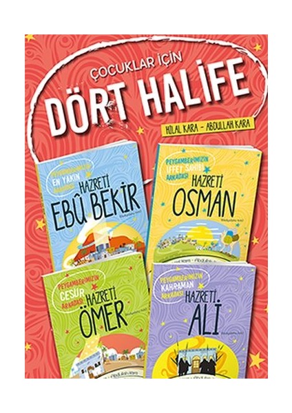 Çocuklar Için Dört Halife Seti (4 Kitap)