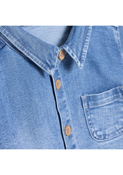 Erkek Bebek Cool Dino Gömlek Modelli Yaka Uzun Kol modelleri