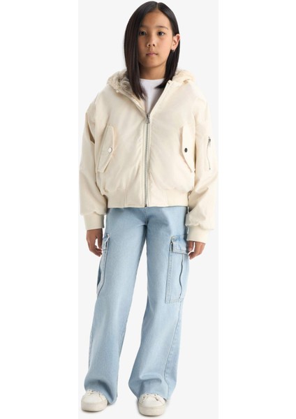 Kız Çocuk Çift Taraflı Kapüşonlu Mont C5339A825AU fiyatları