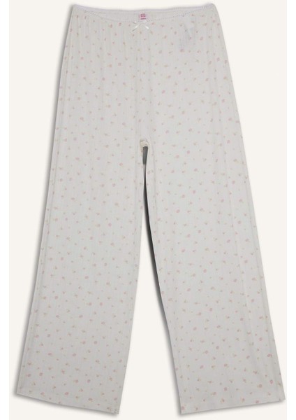 Pijama Takımı Regular Fit Kısa Kollu Üst Uzun Alt-Fall in Love F3531AX25AU modelleri