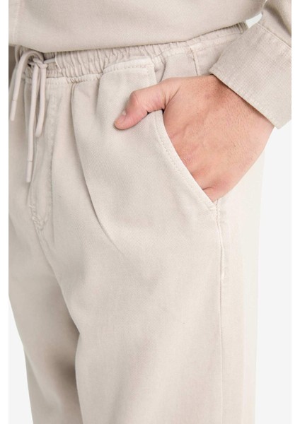 Baggy Fit Geniş Paça Gabardin Pantolon F6129AX25AU indirimleri