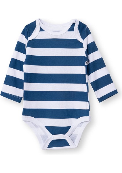 Erkek Bebek Uzun Kol Body Çıtçıtlı