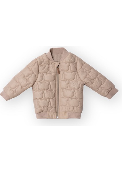 Erkek Bebek Mont Fermuarlı Uzun Kol