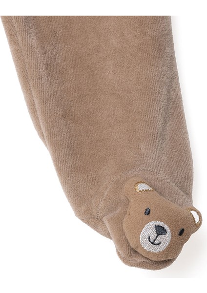 Erkek Bebek Yenidoğan Kadife Patikli Alt Kadife modelleri