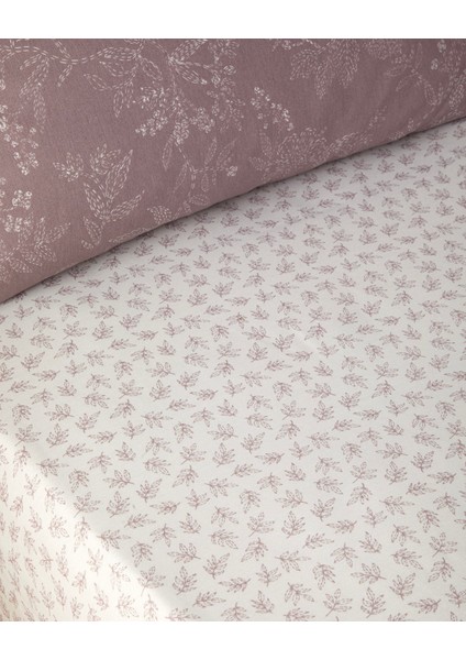 Lilitha Kolay Ütülenir Çift Kişilik Nevresim Takımı 200X220 cm Açık Mürdüm indirimleri