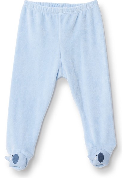 Erkek Bebek Yenidoğan Kadife Patikli Alt Kadife