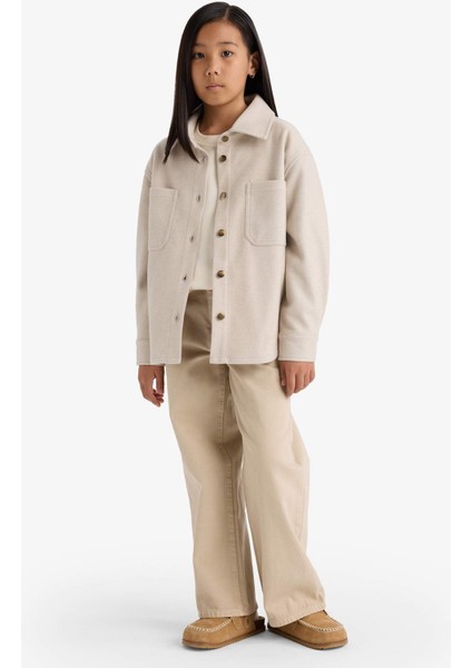 Kız Çocuk Uzun Kollu Çıtçıtlı Gömlek Ceket F2271A825AU fiyatları