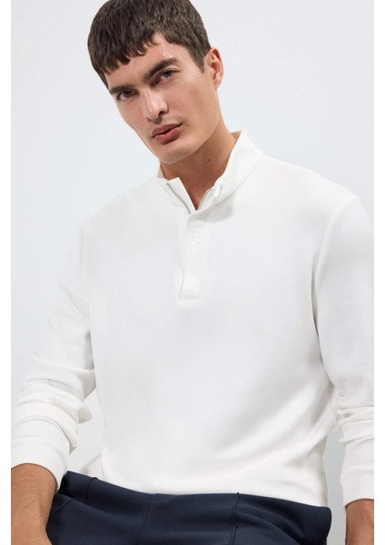 Regular Fit Dik Yaka Yarım Fermuarlı Sweatshirt F2821AX25AU
