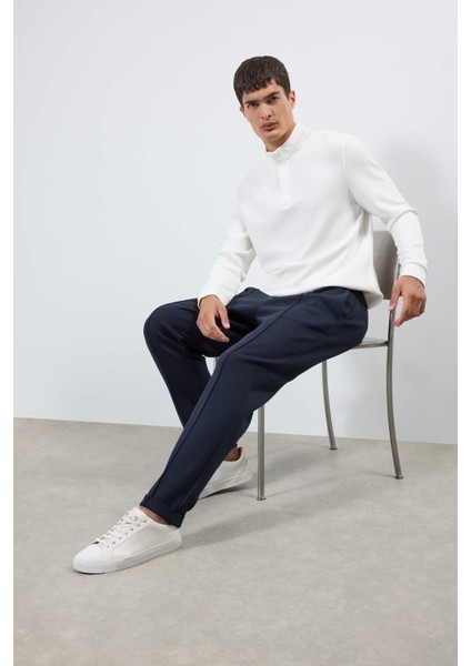 Regular Fit Dik Yaka Yarım Fermuarlı Sweatshirt F2821AX25AU fiyatları