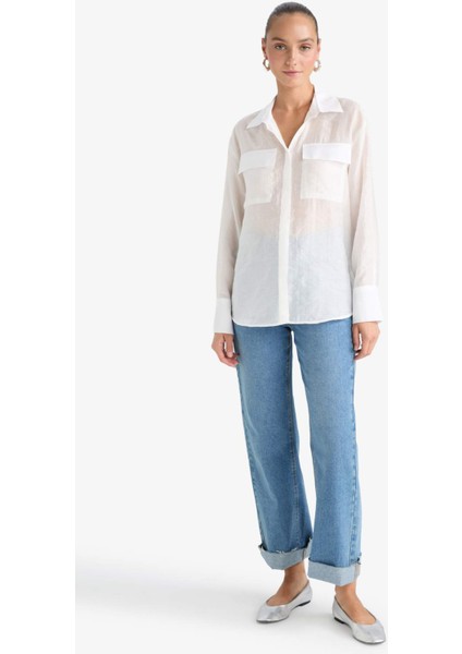 Regular Fit Uzun Kollu Gömlek F9140AX25WN fiyatları