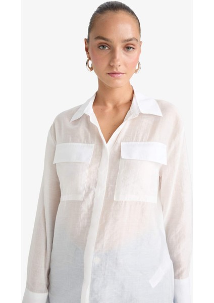 Regular Fit Uzun Kollu Gömlek F9140AX25WN fırsatları