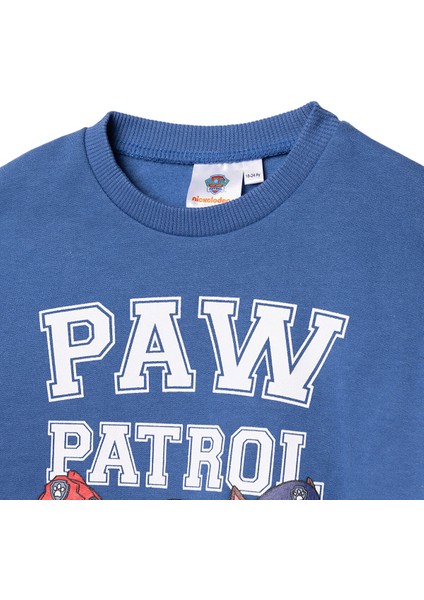 Paw Patrol - Nıckelodeon Erkek Bebek Eşofman Takımı Iki Iplik Bisiklet Yaka Uzun Kol Ribanalı Paça modelleri
