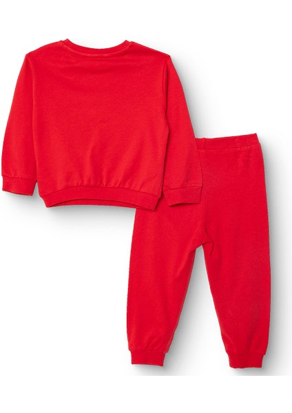 Erkek Bebek New Year Eşofman Takımı Bisiklet Yaka Uzun Kol Lastikli Paça fiyatları