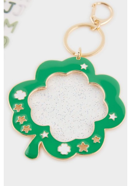 Kadın Yonca Temalı Harfli Charm Anahtarlık G1018AXNS fiyatları