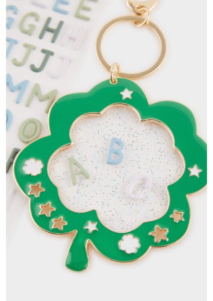 Kadın Yonca Temalı Harfli Charm Anahtarlık G1018AXNS fırsatları