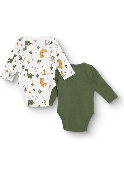 Erkek Bebek 2li Uzun Kol Body Çıtçıtlı Yaka Uzun Kol fiyatları