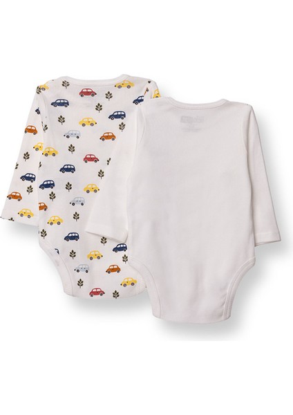 Erkek Bebek 2li Uzun Kol Body Çıtçıtlı Yaka Ribana Paça fiyatları
