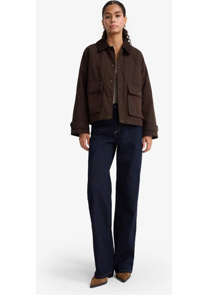 Regular Fit Polo Yaka Pamuklu Mont F0037AX25AU fiyatları