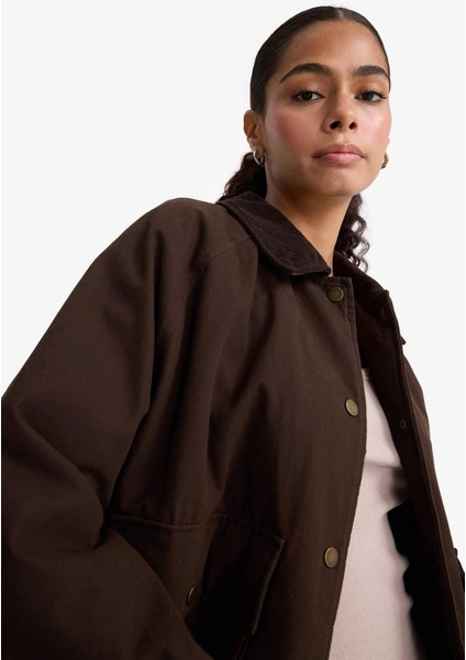 Regular Fit Polo Yaka Pamuklu Mont F0037AX25AU indirimleri