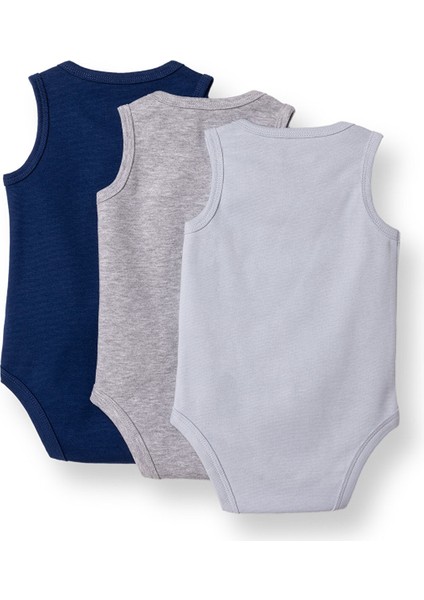 Erkek Bebek 3lü Atlet Body Ribana Bisiklet Yaka Atlet Kol fiyatları