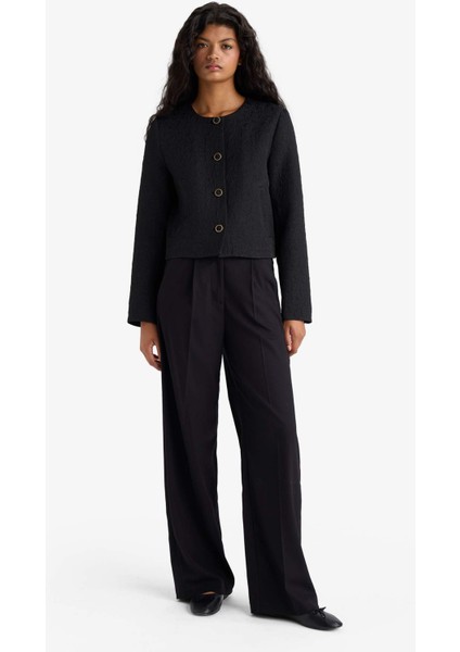 Regular Fit Kapitoneli Düğmeli Ceket F9130AX25WN fiyatları