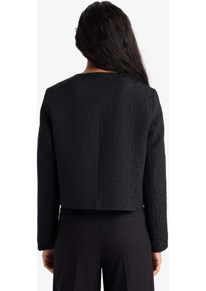 Regular Fit Kapitoneli Düğmeli Ceket F9130AX25WN