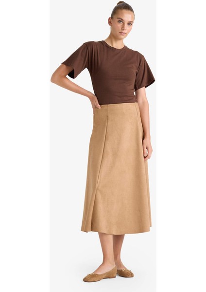 Slim Fit Dar Kesim Bisiklet Yaka Kısa Kollu Tişört G1464AX25AU fiyatları