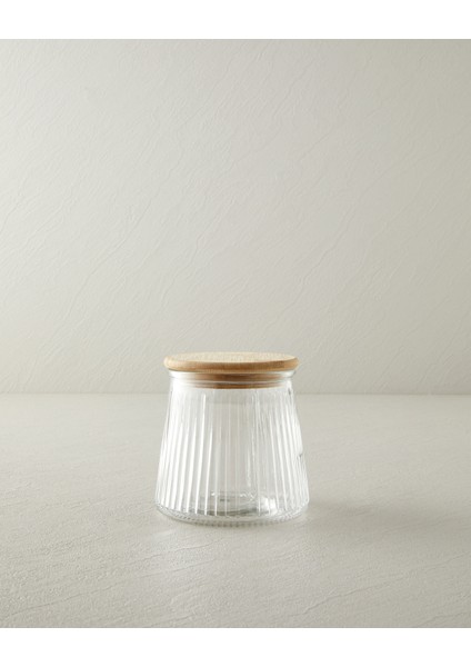 Gozo Cam Kavanoz 680 ml Şeffaf