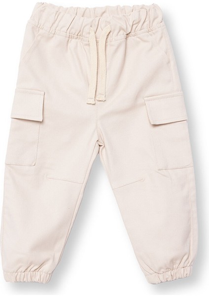 Erkek Bebek Pantolon Cool Dino Cepli Lastikli Paça