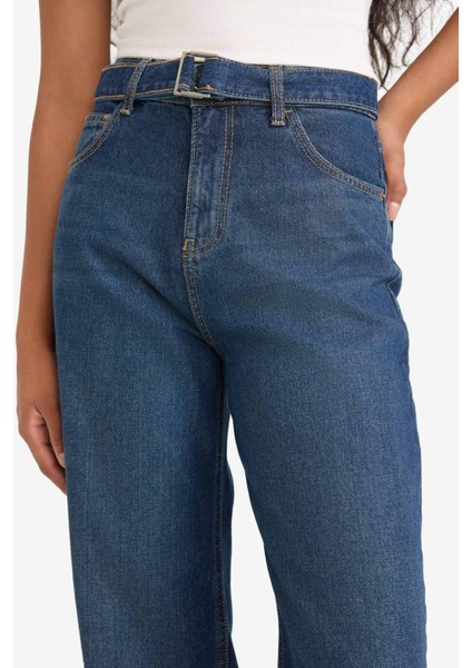 Wide Leg Yüksek Bel Uzun Jean Pantolon E9109AX25AU indirimleri