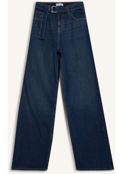 Wide Leg Yüksek Bel Uzun Jean Pantolon E9109AX25AU