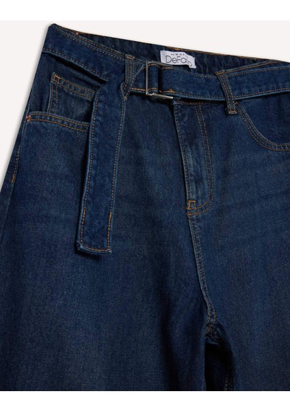 Wide Leg Yüksek Bel Uzun Jean Pantolon E9109AX25AU