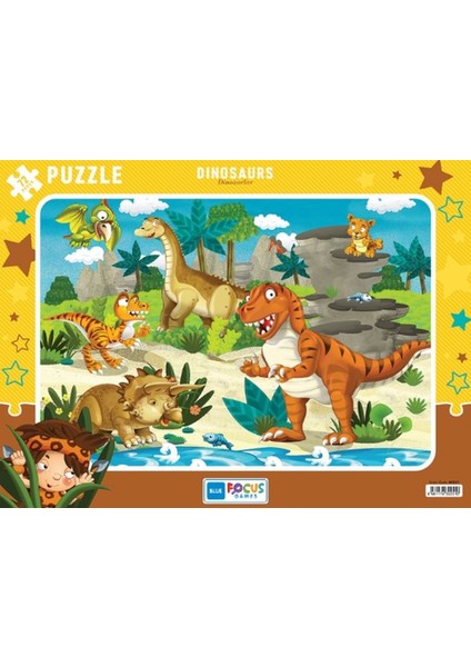 Dinosaurs (Dinozorlar) - Puzzle 72 Parça