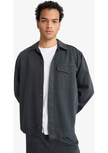 Baggy Fit Geniş Paça Gabardin Pantolon F6129AX25AU indirimleri