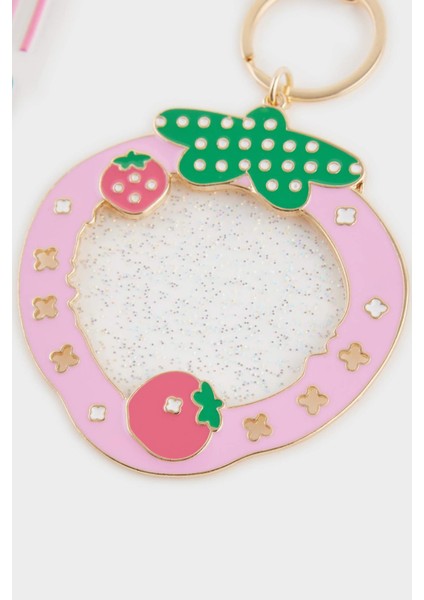 Kadın Çilek Temalı Harfli Charm Anahtarlık G1019AXNS fiyatları