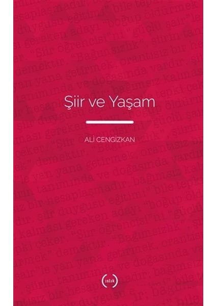Şiir ve Yaşam