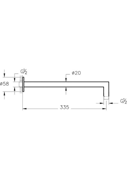 Altın Renkli 90° Duş Dirseği Duvardan Bağlantı, Şık ve Dayanıklı Tasarım fiyatları