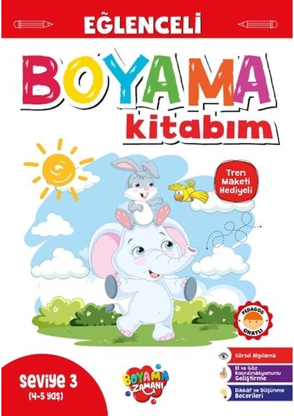 Eğlenceli Boyama – Seviye 3 (4-5 Yaş)