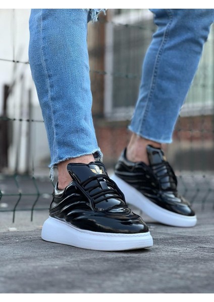 Siyah Rugan Erkek Casual Ayakkabı