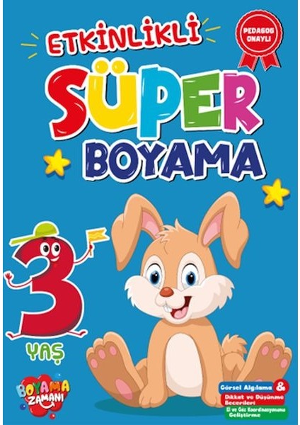 Etkinlikli Süper Boyama 3 Yaş