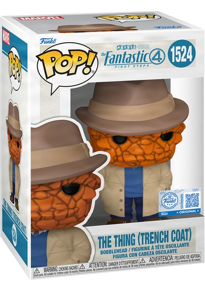 Pop! Marvel / Fantastic Four - The Thing (Trench Coat) #1524 fiyatları