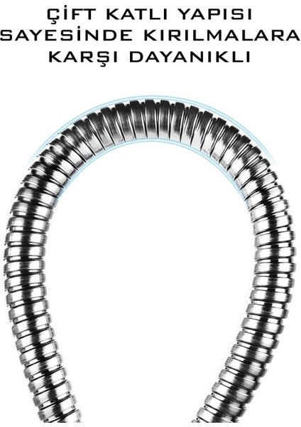 5 Fonksiyonlu Duş Başlığı ve Hortumlu Krom Mafsal Takımı indirimleri