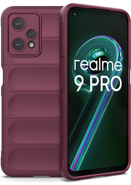 Zengezur Newface Realme 9 Pro 5g Kılıf Optimum Silikon - Bordo