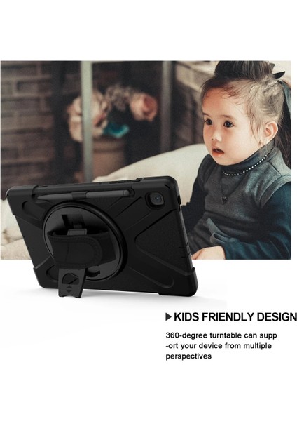 Zengezur Newface Samsung Galaxy P610 Tab S6 Lite 10.4 Kılıf Amazing Tablet Kapak - Siyah modelleri