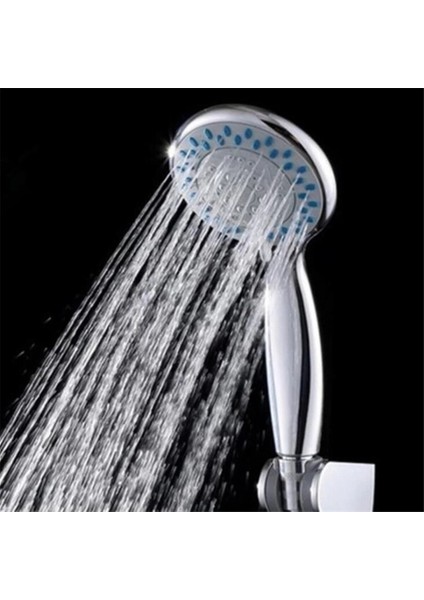 Krom Duş Seti, Deniz Fonksiyonlu Başlık, Eko Mafsal ve Hortum ile Konforlu Banyo