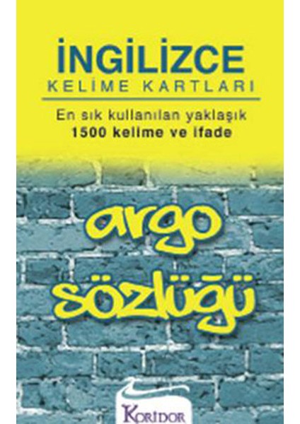 Argo Kelime Kartları (Ingilizce)