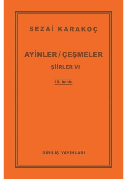Şiirler 6 - Ayinler Çeşmeler